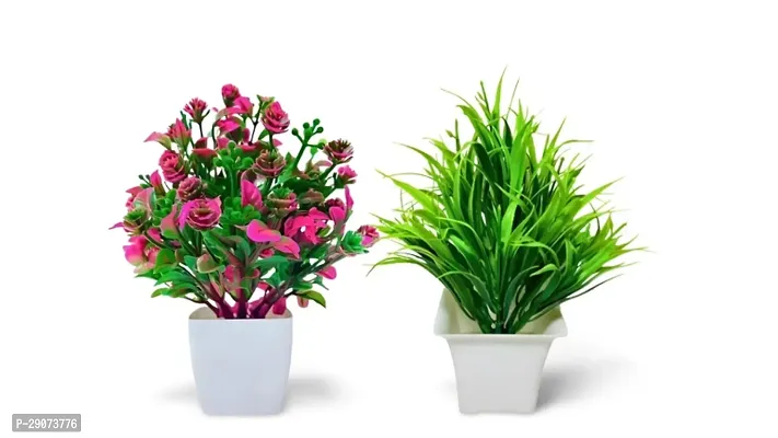 Artificial Flowers and Plant Pack of 2