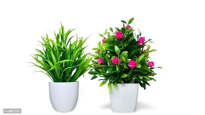 Artificial Flowers and Plant Pack of 2