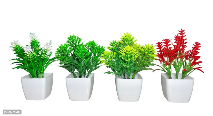 Artificial Flowers and Plant Pack of 4