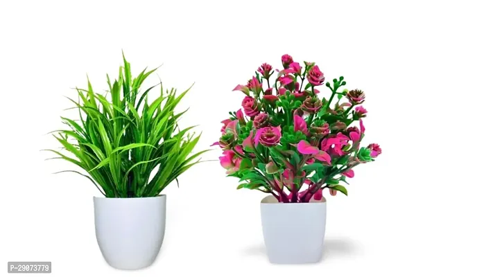 Artificial Flowers and Plant Pack of 2