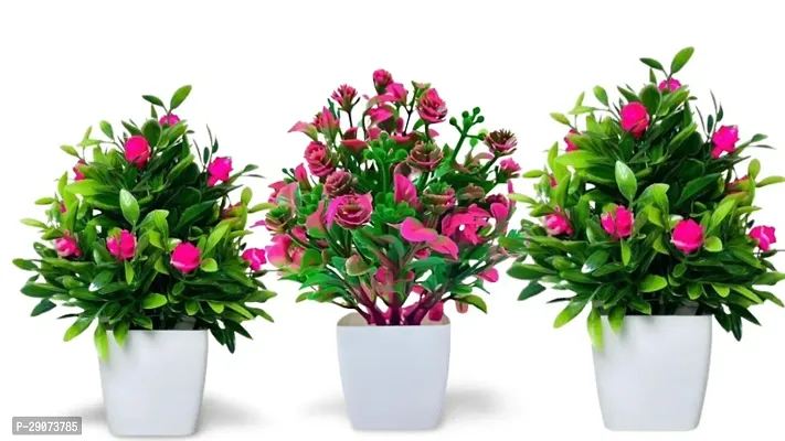 Artificial Flowers and Plant Pack of 3