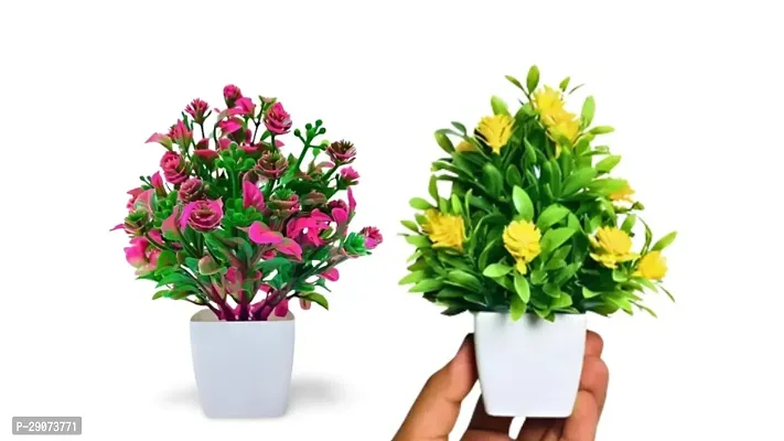 Artificial Flowers and Plant Pack of 2