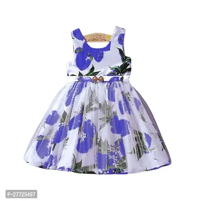 Fabulous Cotton Blue Printed For Girls