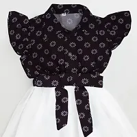 Fabulous Rayon Black Printed For Girls-thumb1