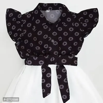 Fabulous Rayon Black Printed For Girls-thumb2