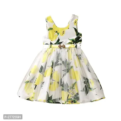 Fabulous Cotton Yellow Printed For Girls-thumb0