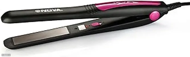 Vega Adore Hair Straightener with Ceramic Coated Plates  Quick Heat-Up (VHSH-18), Color May Vary, (Made In India)-thumb0