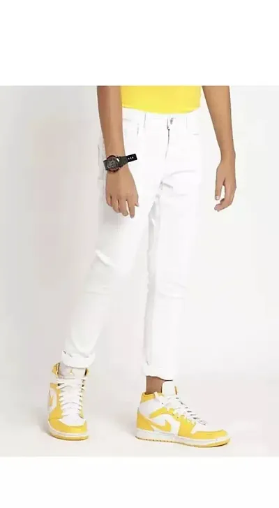 Stylish Solid Jeans For Boys