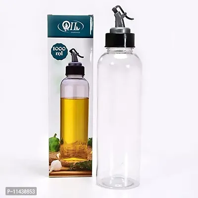 Useful Oil Dispenser Transparent Plastic Oil Bottle