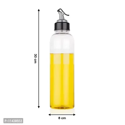 Useful Oil Dispenser Transparent Plastic Oil Bottle-thumb2