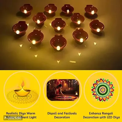 Water Sensor Diyas for Diwali , Pack of 10-thumb5