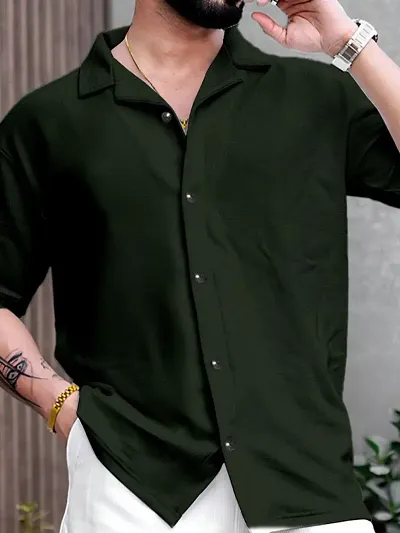 Must Have Cotton Blend Short Sleeves Casual Shirt 