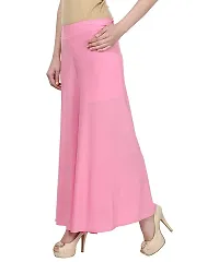 Attractive Pink Satin Solid Palazzo For Women-thumb1