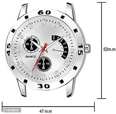 Stainless Steel White Dial Analog Mens Watch-thumb4