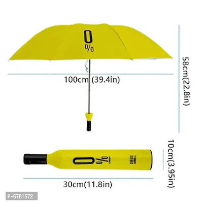Ultra Light Compact And Folding Umbrella With Wine Bottle Cover Waterproof / Mini Portable Umbrella Protecti-thumb3