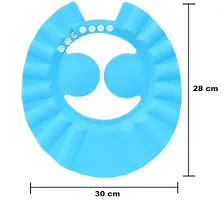 Baby Shower Cap Bathing Baby Wash Hair Eye Ear Protector Hat for New Born Infants babies Baby Bath Cap Shower Protecti-thumb3