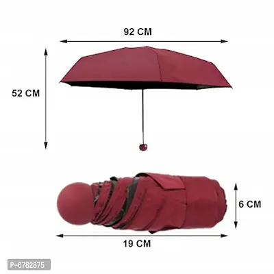 Foldable Mini Cute and Small Capsule Design Umbrella with Capsule Case (Multicolor)-thumb4