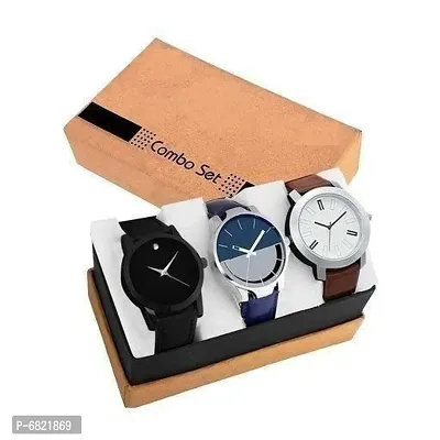 Buy New Creative Design Combo Watch For Creative Men And Boys Pack Of 3 Online In India At Discounted Prices