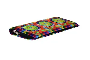 SuneshCreation Multicolor Traditional handcrafted jaipuri gujrati Clutch or Purse for Women's  Girls-thumb3