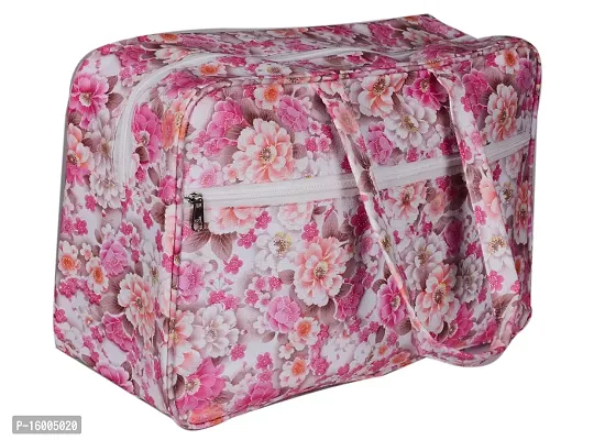 Sunesh Creation Pink Synthetic Handbag,Duffle Bag, Handbag for Women, Luggage Bag for Unisex,Travel Tote Bags-thumb0