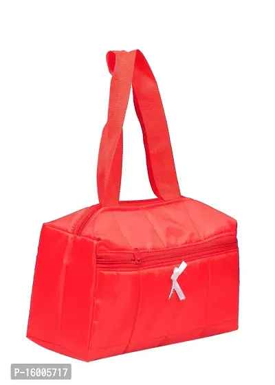 SuneshCreation Pack of 3 Red Nylon Travel Women's Casual Handbag/Shoulder Bag-thumb2