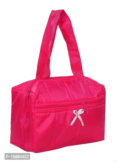 SuneshCreation Nylon Travel Women's Casual Handbag/Shoulder Bag (Pink)-thumb2