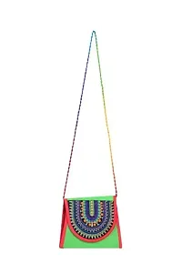 SuneshCreation Handcrafted Traditional Embroidery Sling Bags/Rajasthani Sling Bags/Shoulder Bags/Crossbody Bag/Ethnic Shoulder Sling Bag for Women and Girls-thumb1