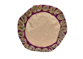 SuneshCreation Raw Silk Floral Ethnic Rajasthani Multicolor Embroidered Potli Bag Handbag, Wristlets, Clutch for Women, Girls with Handmade Perfect Gifts (16 x 11 x 21 cm)-thumb2