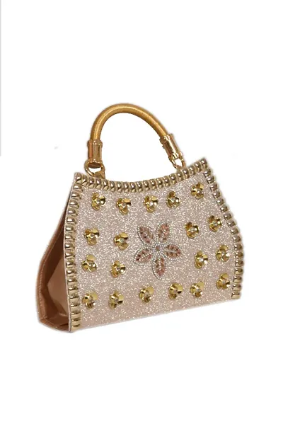 Stylish Silk Embellished Clutch