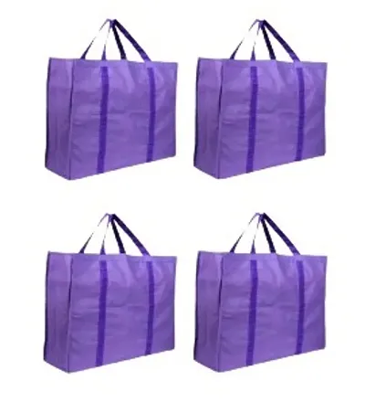 Nylon Spacious Small Tote Bag Pack of 4