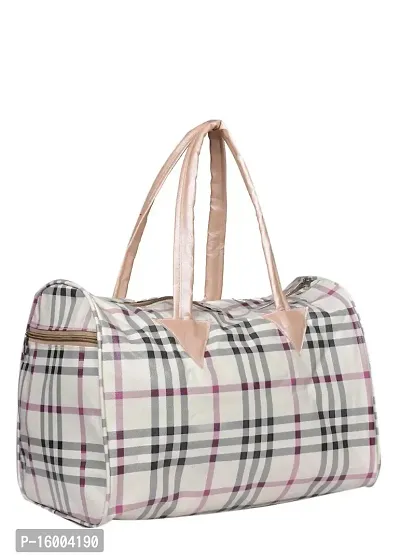 Sunesh Creation Duffle Bag (15 x 10 x 8.5 inch) Foldable Waterproof Travel Bag/Duffle Bag with Zip Closure