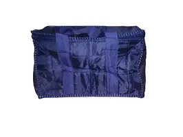 Sunesh Creation Nylon Fabric Small (5 L) Foldable Waterproof Travel Bag with Zip Closure(Blue(31x22x20 cm))-thumb1