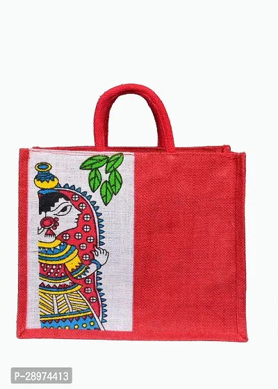 Eco-Friendly Jute Tole Bags Pack Of 1-thumb0