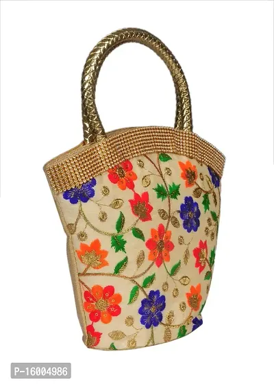 SuneshCreation Beautiful Embroidered Handbag For Women  Girls-thumb2