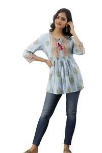 womens rayon Printed top-thumb1