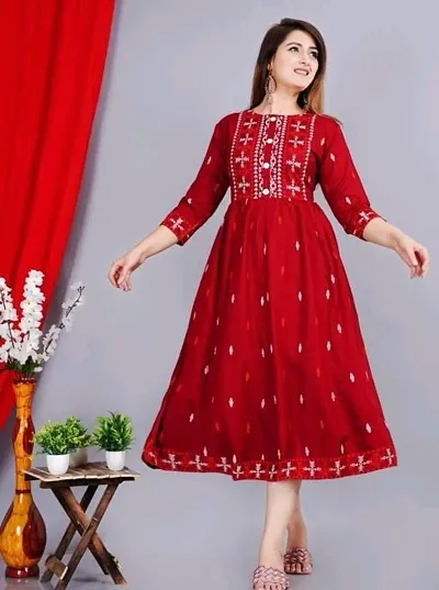 womens rayon kurta