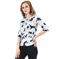 Fancy Floral Print Regular Women Multicolor Top Nowtryit (Pack of 3) (Large, Multicolored Set 17)-thumb3