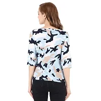 Fancy Floral Print Regular Women Multicolor Top Nowtryit (Pack of 3) (Large, Multicolored Set 17)-thumb2