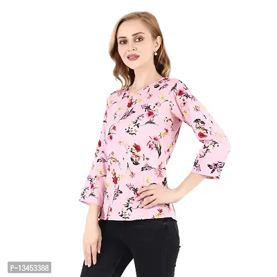 Fancy Floral Print Regular Women Multicolor Top Nowtryit (Pack of 3) (Medium, Multicolored Set 1)-thumb3