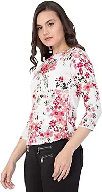 Women's Regular and Fancy Tops Nowtryit Pink White-thumb1