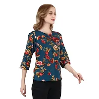Fancy Floral Print Regular Women Multicolor Top Nowtryit (Pack of 3) (Large, Multicolored Set 11)-thumb3