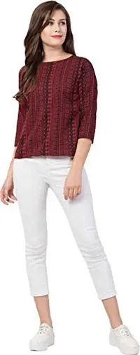 Maroon Women's Top-thumb4