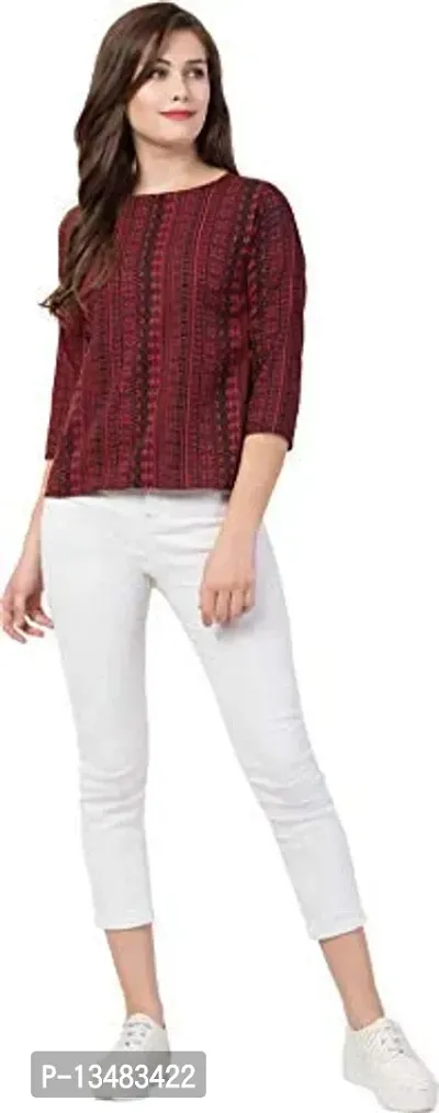 Maroon Women's Top-thumb5