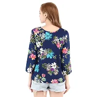 Fancy Floral Print Regular Women Multicolor Top Nowtryit (Pack of 3) (Large, Multicolored Set 2)-thumb2