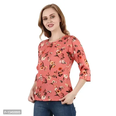 Fancy Floral Print Regular Women Multicolor Top Nowtryit (Pack of 3) (Large, Multicolored Set 15)-thumb4