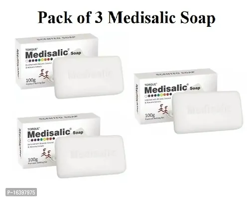 Medisalic Soap Medisalic shop soap 3 pack x 100g-thumb0