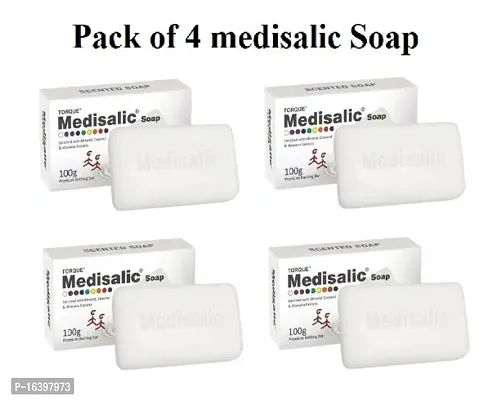 Medisalic Soap Medisalic shop soap 4 pack x 100g-thumb0