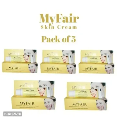 Myfair Cream For. Spot Removal, Skin Brightening, Radiance  Glow, Pigmentation Removal, Moisturization  Nourishment pack of 5 Face cream