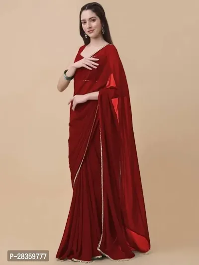 Classic Georgette Saree with Blouse piece for women-thumb4