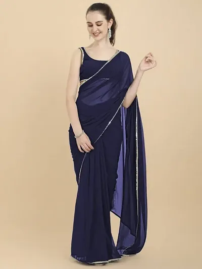 Beautiful Georgette Saree with Blouse piece